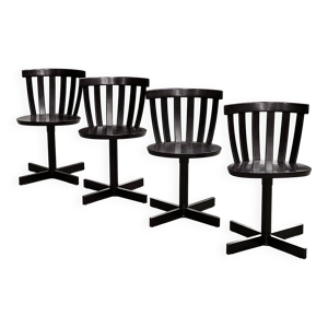 4 chaises jan Hallberg