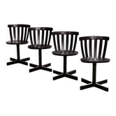 4 chaises Jan Hallberg & Sune Fromell