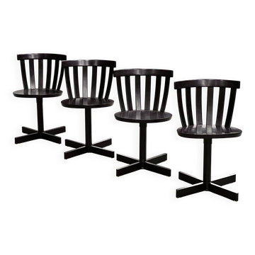 4 chaises Jan Hallberg & Sune Fromell