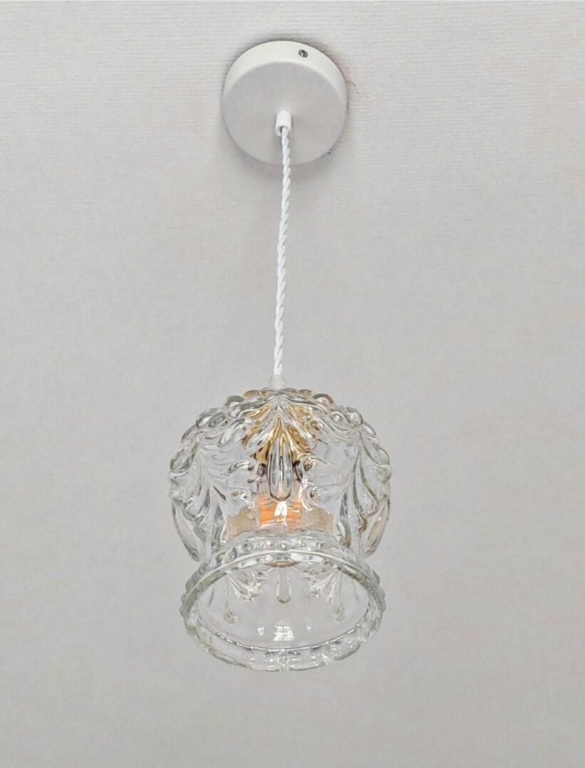 Lot de deux suspensions vintage