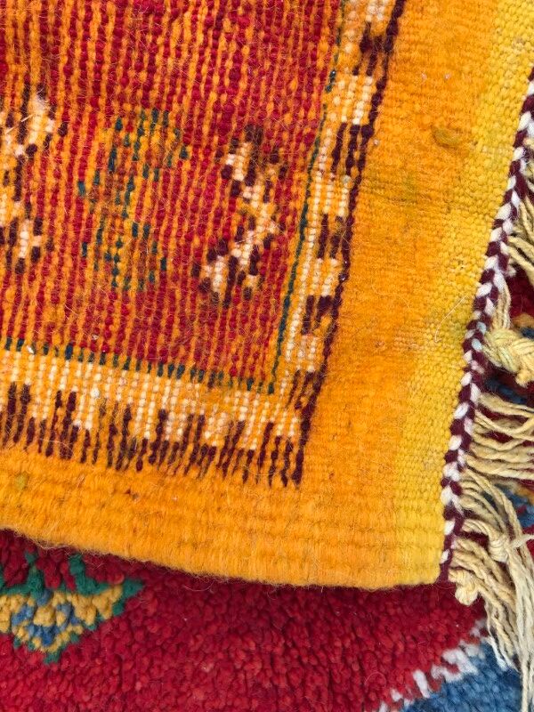 Berber tribal Moroccan former carpet 111x166cm