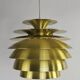Lampe à échelle en laiton modèle Barcelone de Bent Karlby