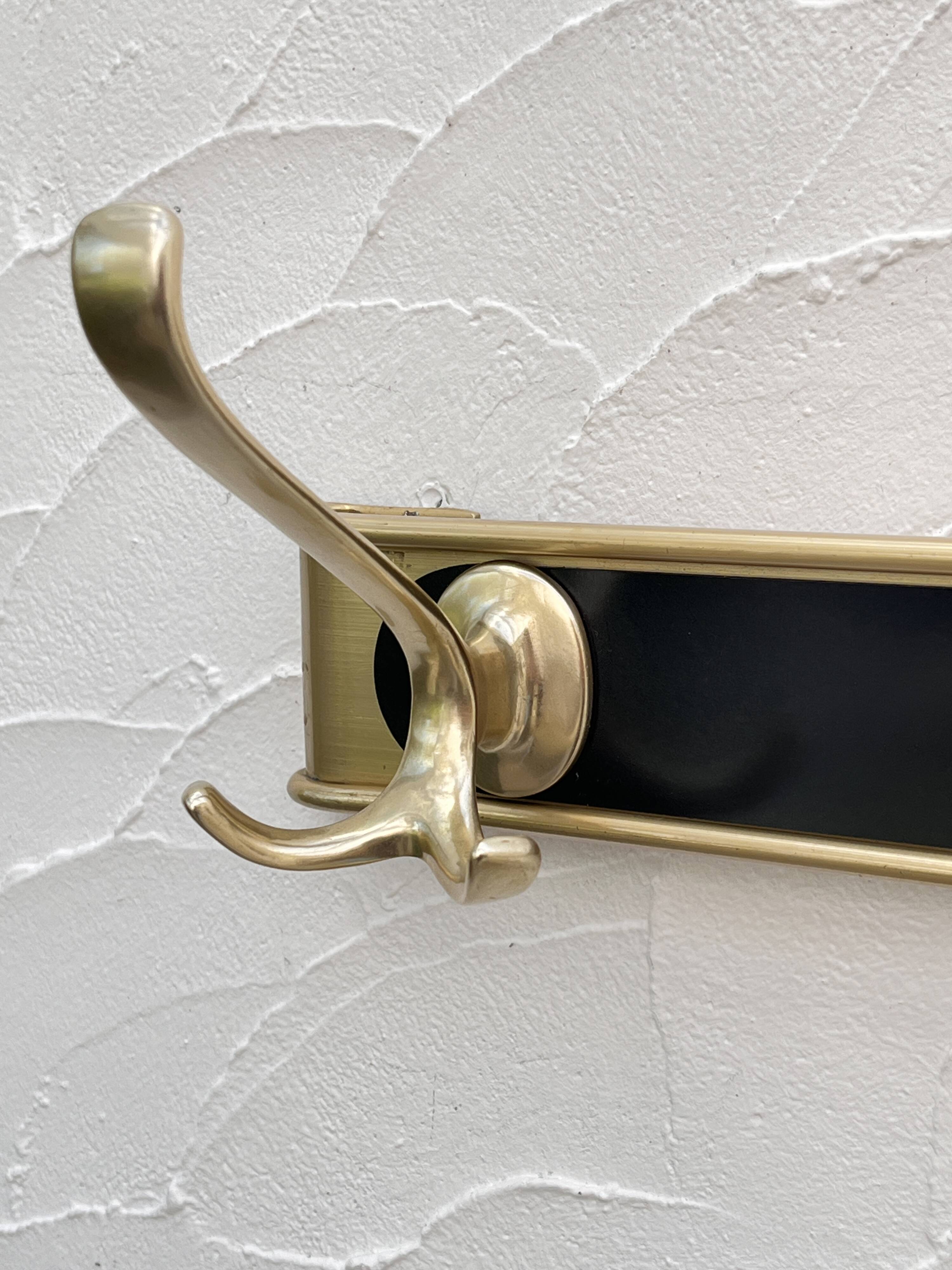 Gold aluminum coat rack