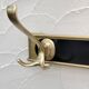 Gold aluminum coat rack