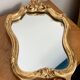 Golden vintage mirror