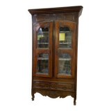 Large old wooden display case