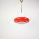 1960s Opaline Glass Pendant Light, Czechoslovakia