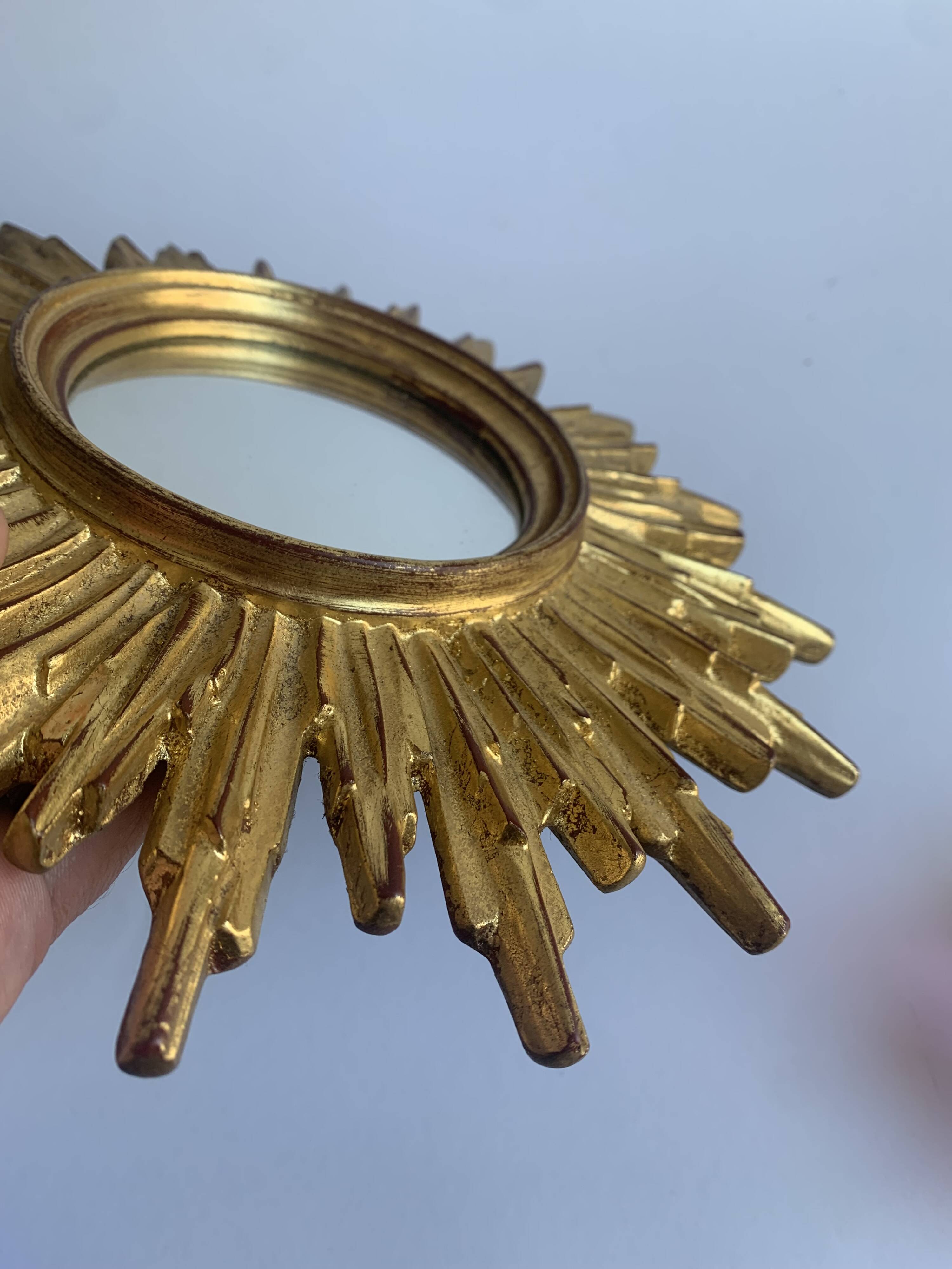Vintage  Sunburst Mirror