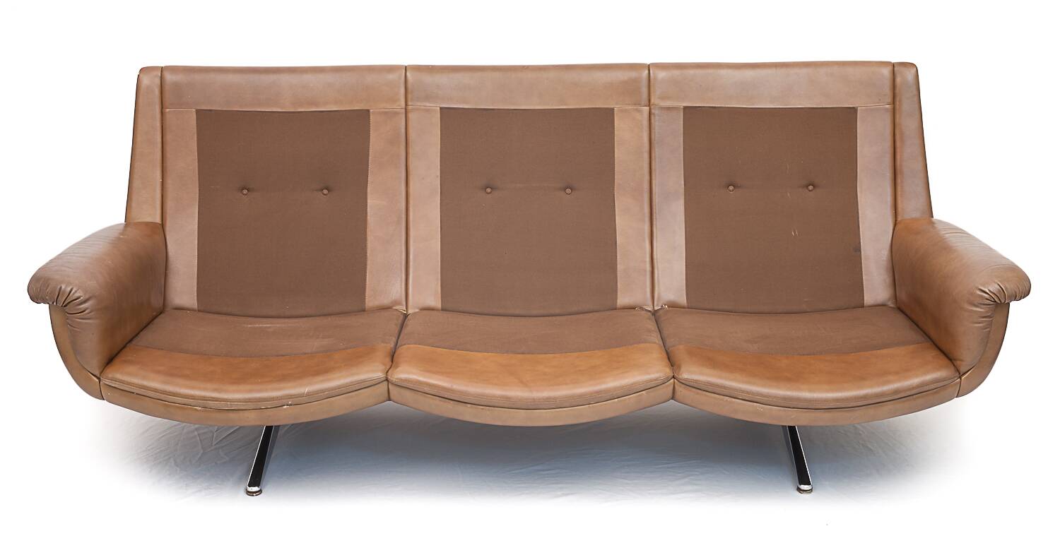 Salon De Sede DS 31 en cuir, 1960