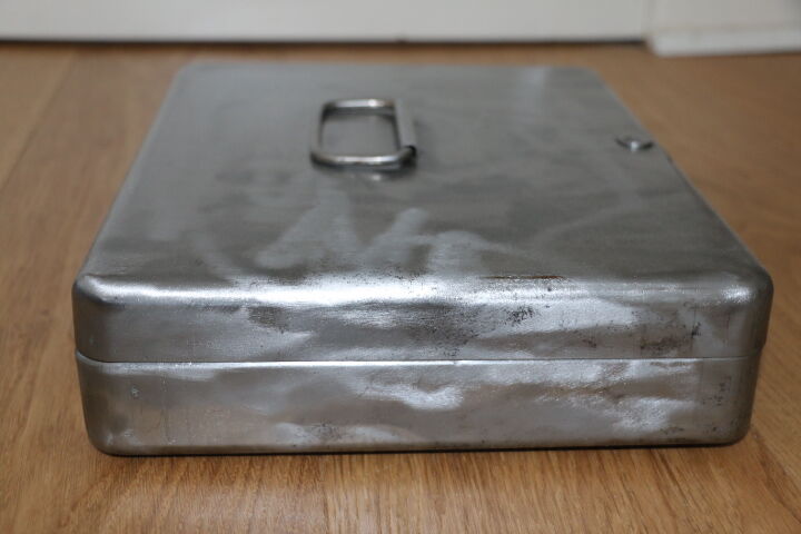 Cash safe raw steel 1960