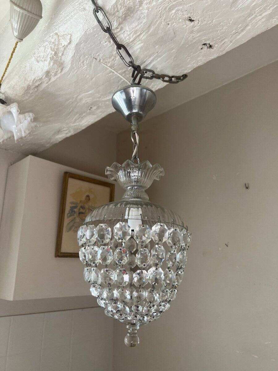Basket ceiling light
