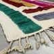 Tapis beni mrirt tissé main traditionnelle colorée taille 160 x 250 cm