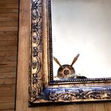 Antique gilded Louis-Philippe mirror – “Adélaïde”