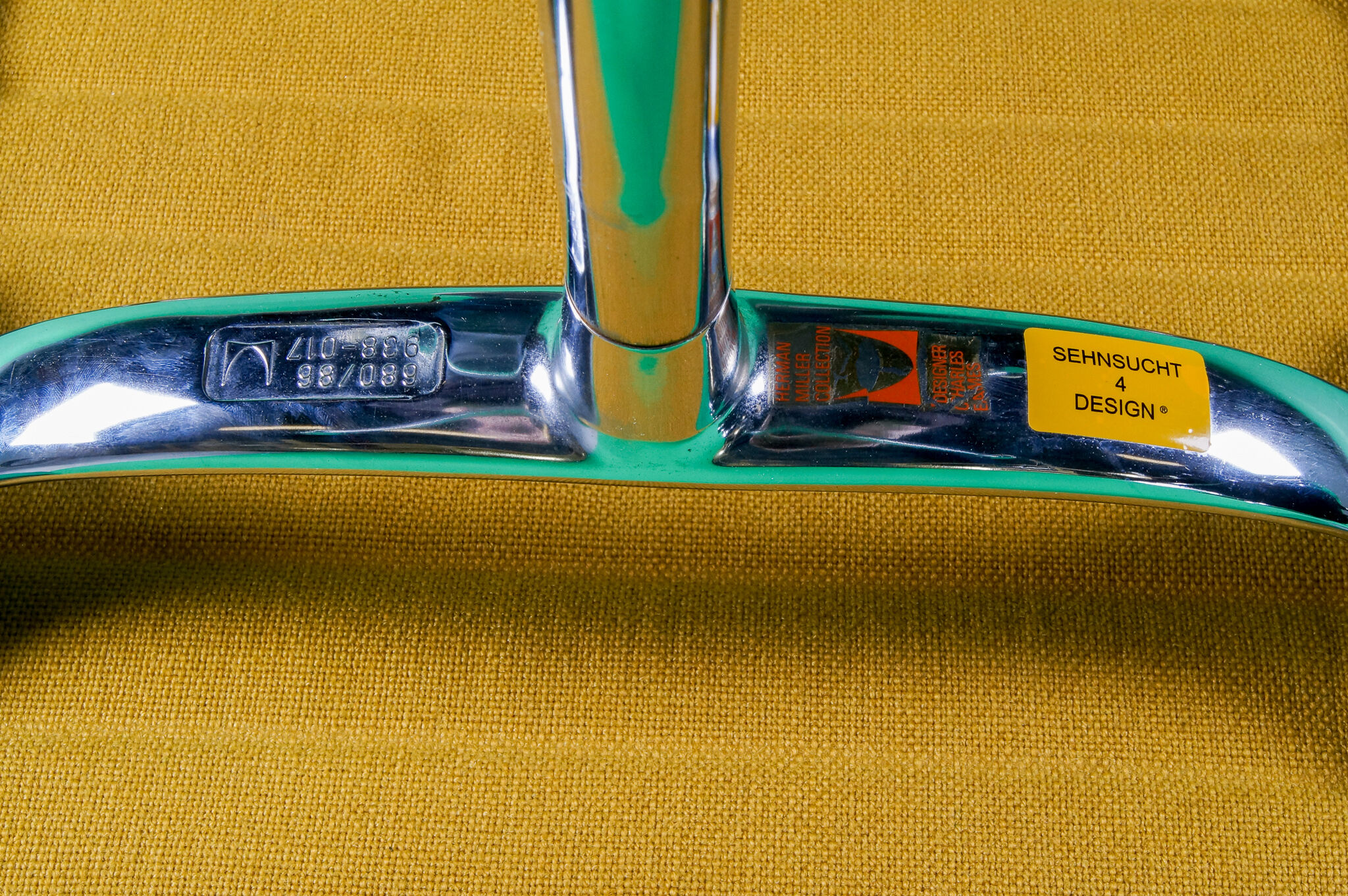 Set of 8 chairs model EA108 & EA107 by Charles and Ray Eales Vitra edition