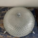 Chiseled glass ceiling lamp