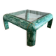 Table de salon en marbre tessellé par Casa Bique 1970s Hollywood Regency (style Karl Springer)