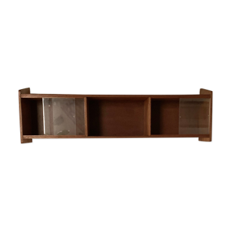 Bookcase vintage pyramidal wall shelf