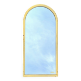 Deknudt vintage arch mirror in gilded wood - height: 79 cm