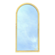 Deknudt vintage arch mirror in gilded wood - height: 79 cm