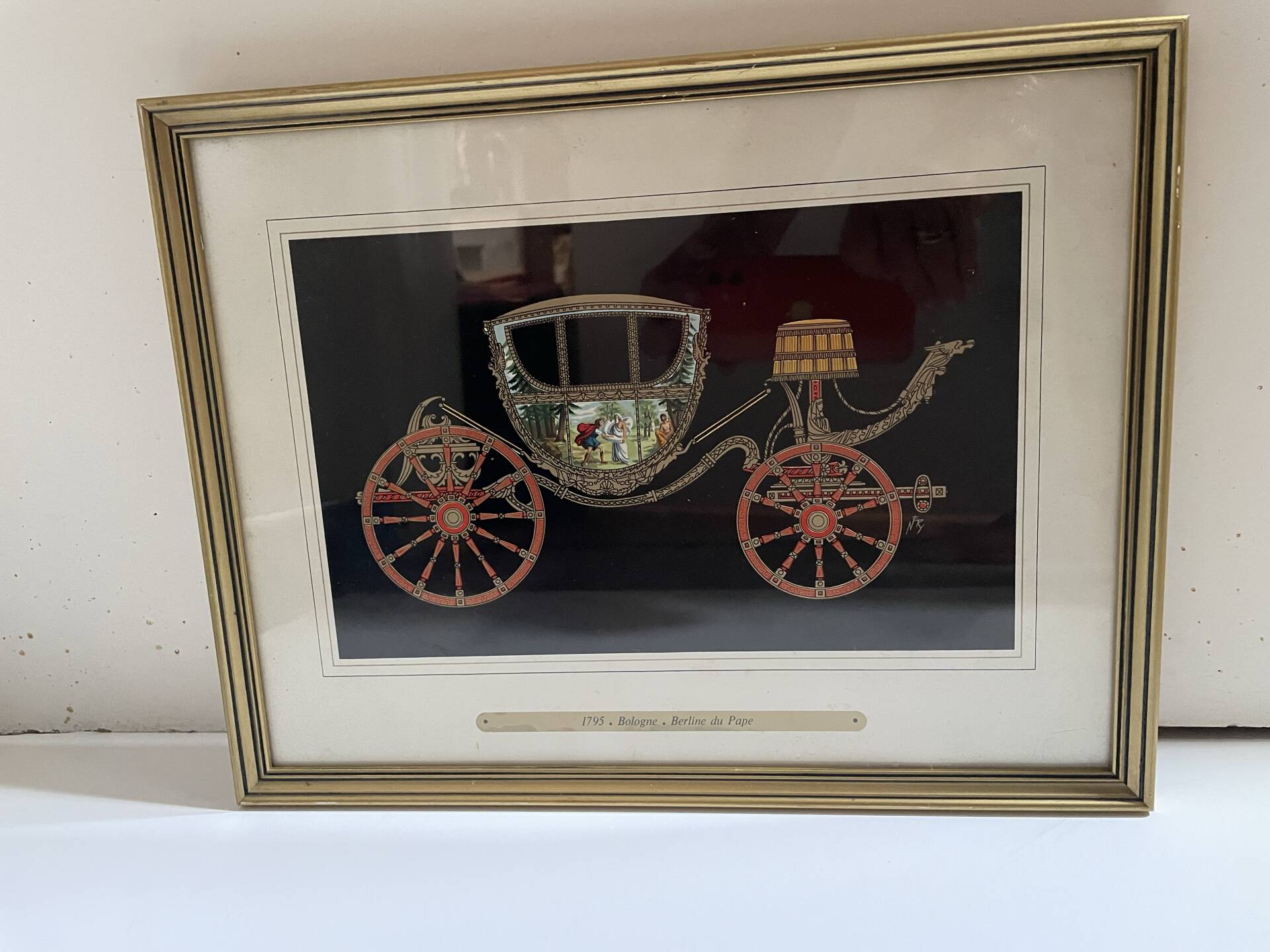 Cadre "Carrosse princier"