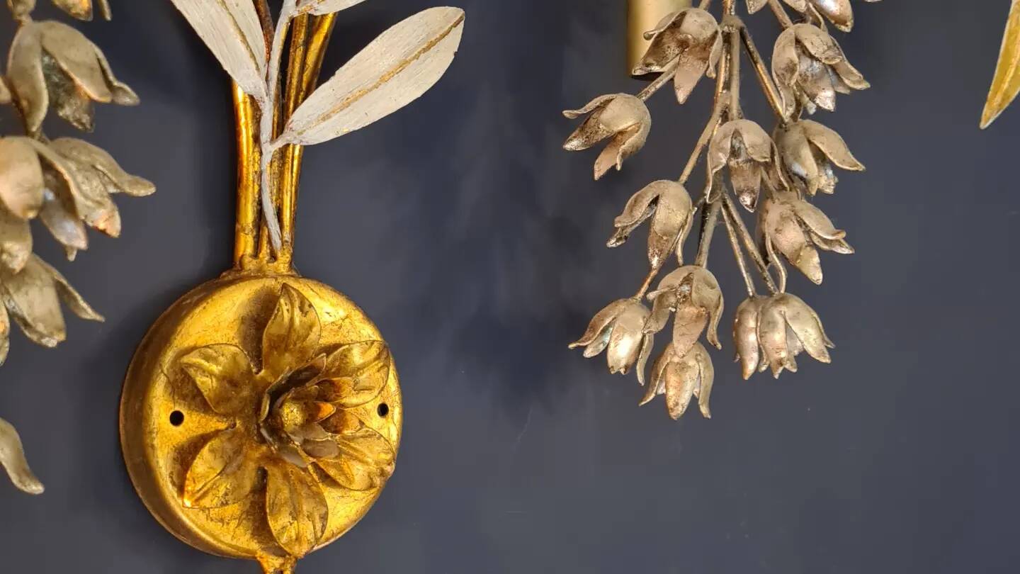 Hans kögl wall lamp wisteria model