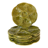 Vintage ceramic oyster plates from Gien