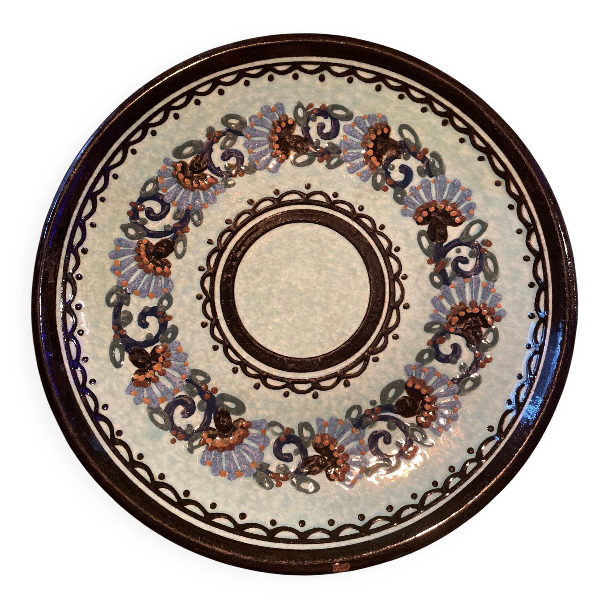 Ceramic plate jacquet