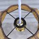 1950s rattan pendant light