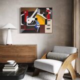 Unique original painting "solar gear" by Bodasca
