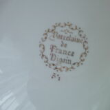 Fish dish in porcelain of France Digoin 53 cm