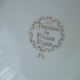 Fish dish in porcelain of France Digoin 53 cm