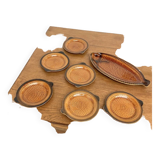 Sarreguemines fish plates and dishes