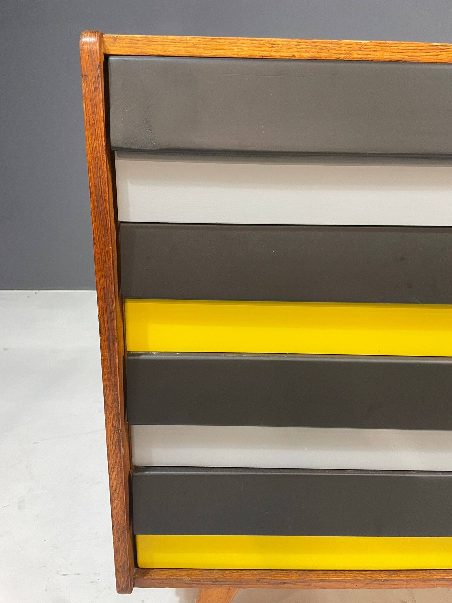 Jiří Jiroutek chest for Interiér Praha, model U-452, Czechoslovakia 1960s