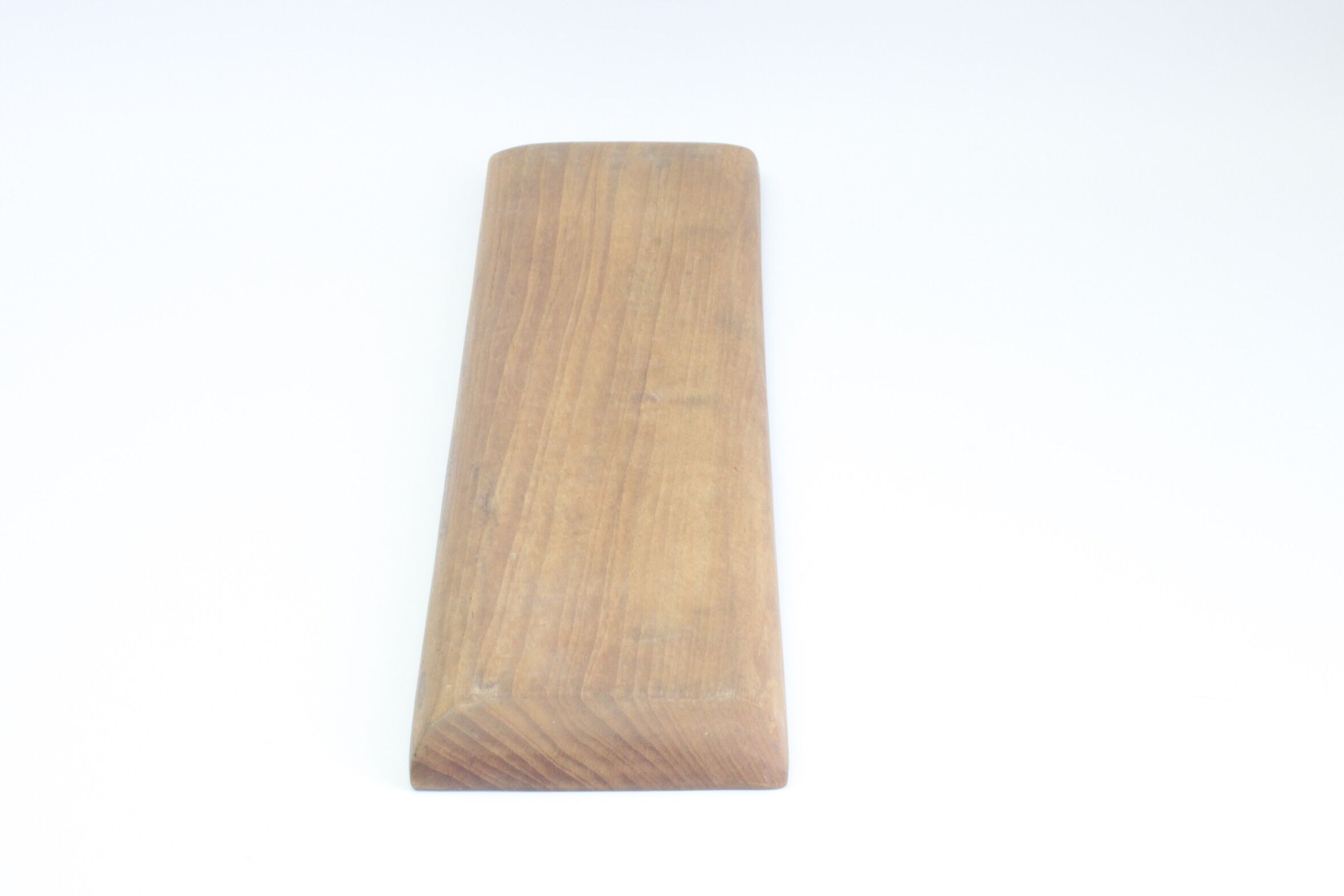Long teak wooden serving tray or dish with four compartiments