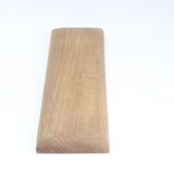 Long teak wooden serving tray or dish with four compartiments
