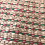 Rattan armchair with high back