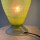 Lampe vintage en pâte de verre col mouchoir