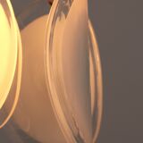 Italian mid-century Murano, Venetian glass disc chandelier by Vistosi