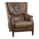 Very comfortable vintage cow leather armchair with beautiful colours