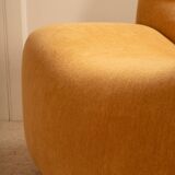 Pair of wavy armchairs - Italy 1970s