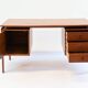 Arne Vodder Danish teak desk by GV Møbler, 1960s