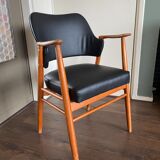 Scandinavian, vintage, teak chair, 1950s