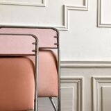 Restored vintage folding chairs