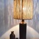 Lampe corde et grès
