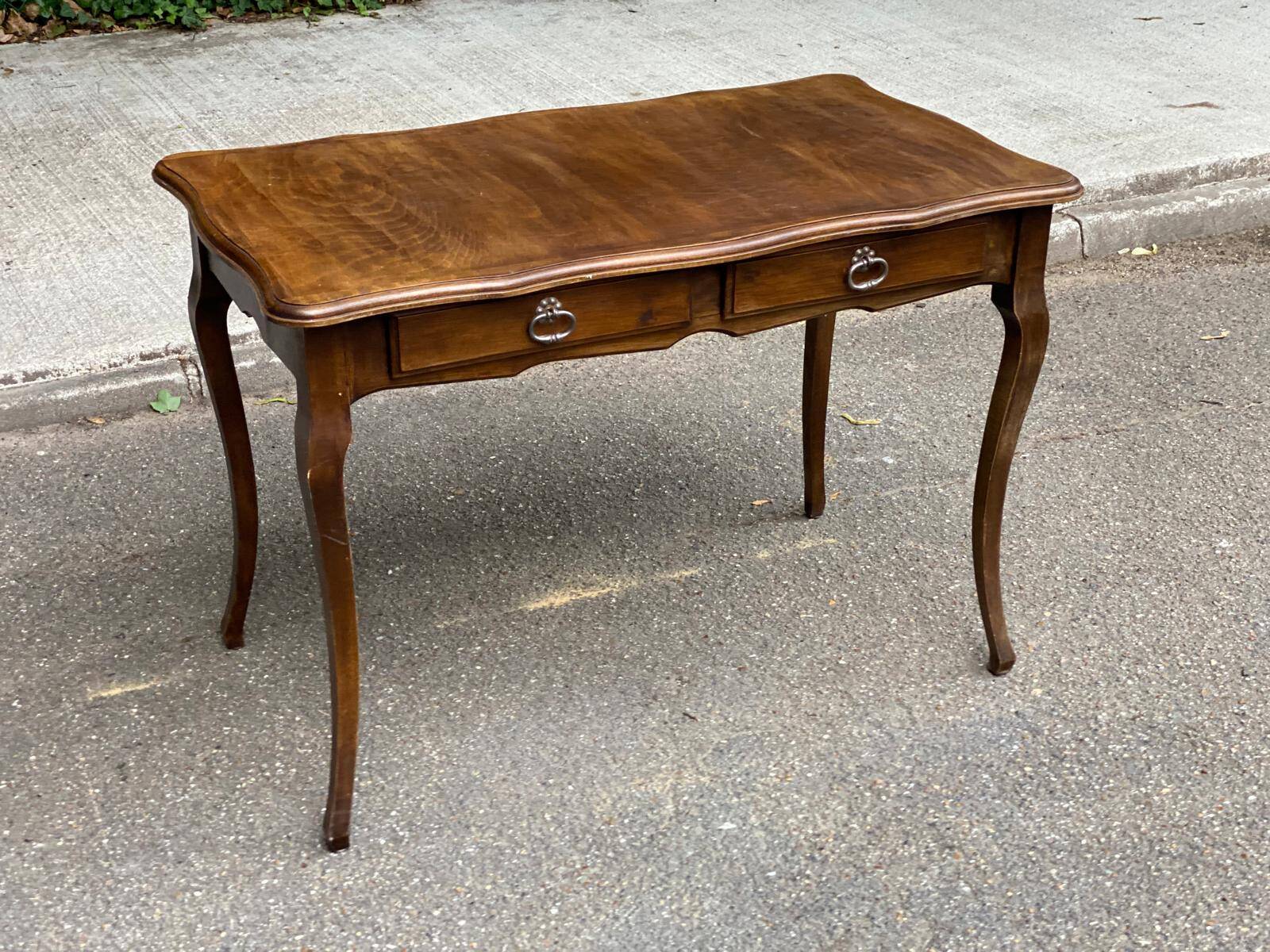Vintage 19th century Louis XV style wooden desk