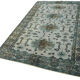 Handmade Hi-Low Pile Oriental 1980s 175 cm x 286 cm Blue Rug
