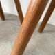 Set of 4 Savoyard pine chairs from the 60s