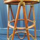 Saddle in rattan and caning