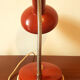 Duo of Red Bedside Lamps, 60s/70s