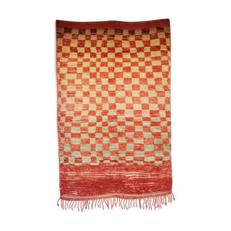 Old Berber carpet dammier 126x195cm